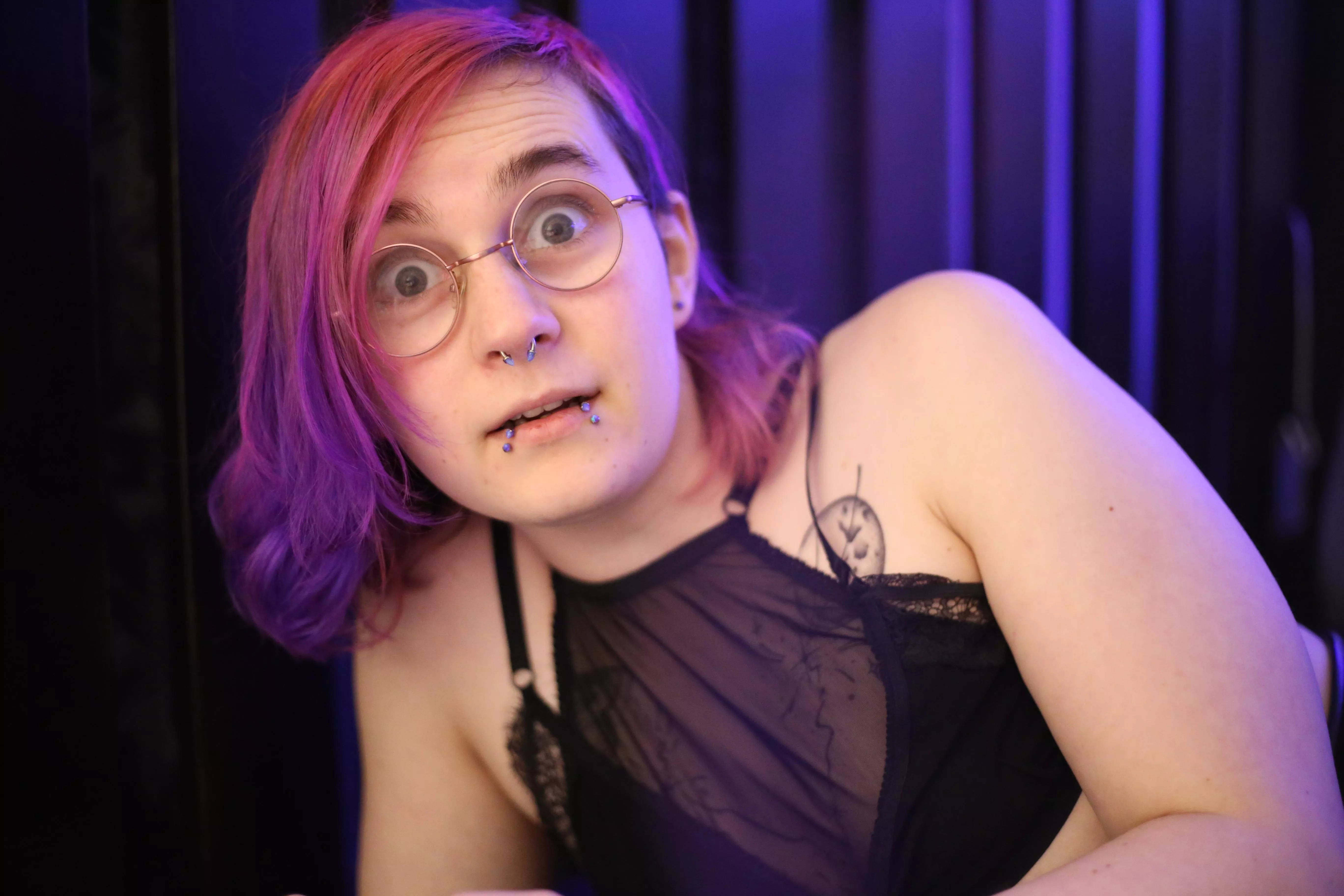 I think this photo of me being surprised by the photographer was one of my favourite posted by Mercy_Minx