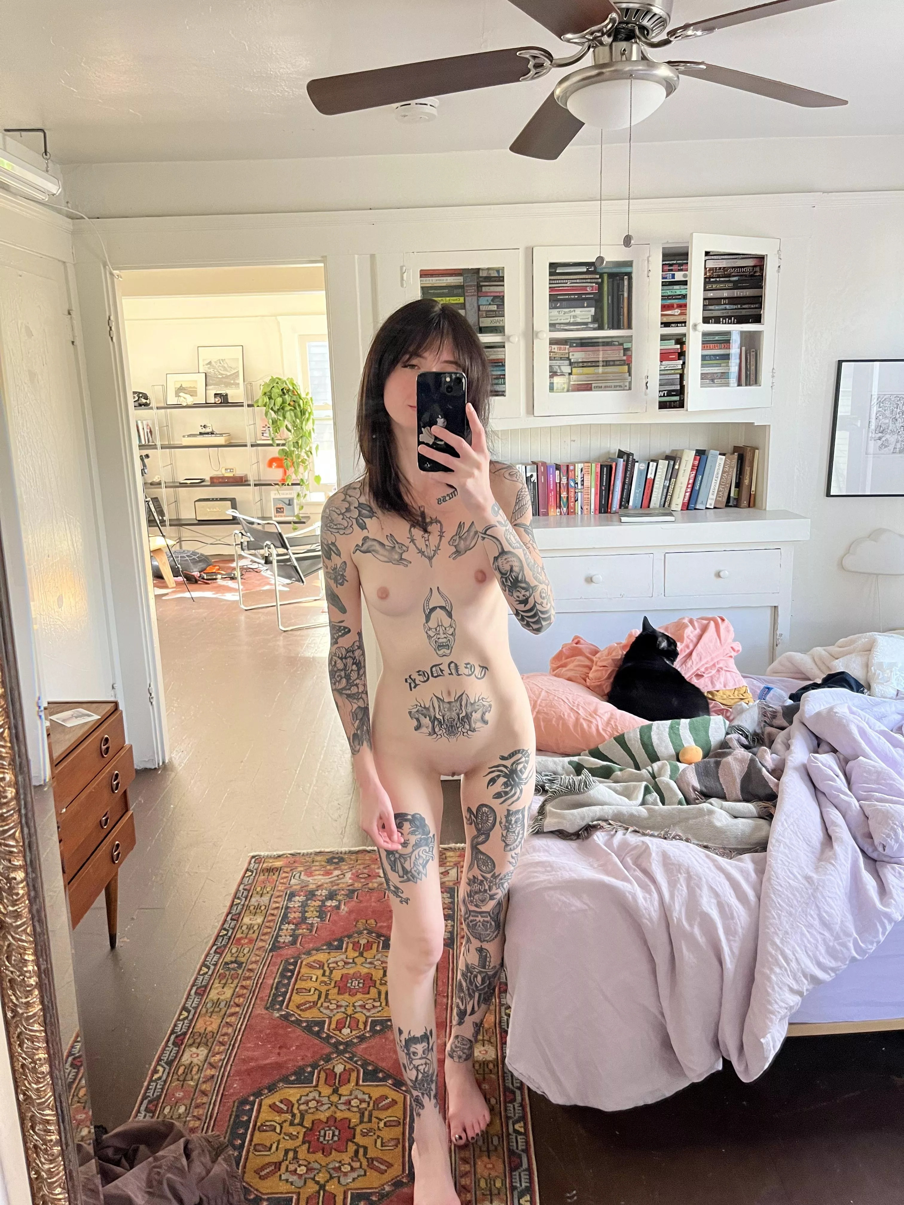 Isn’t goth girl bed just so inviting? posted by Own_Practice_8161