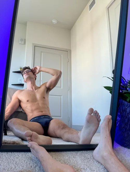 Lick and massage your dad's feet by AaronPaxx
