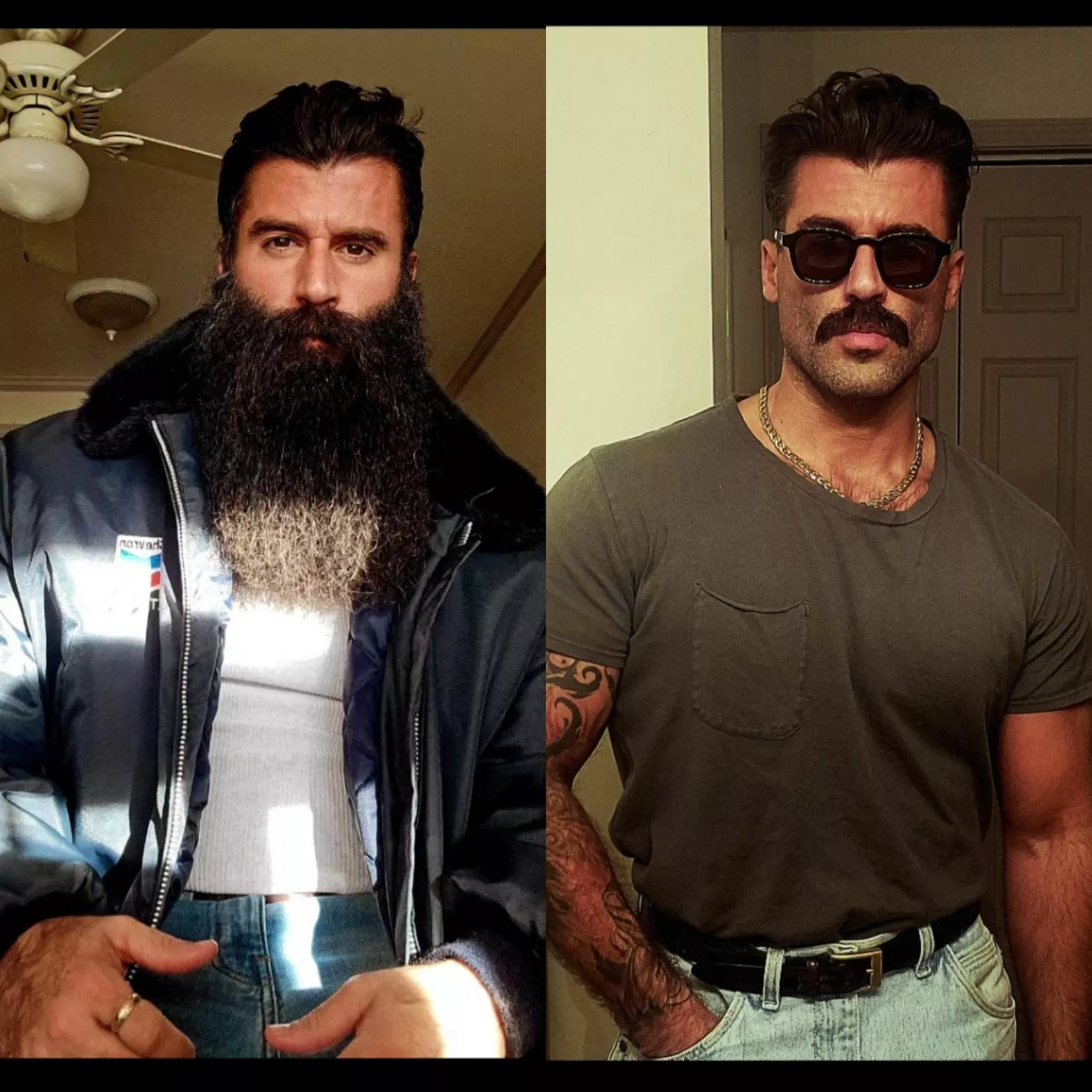 Lost a pound of beard.  posted by harrisonviz