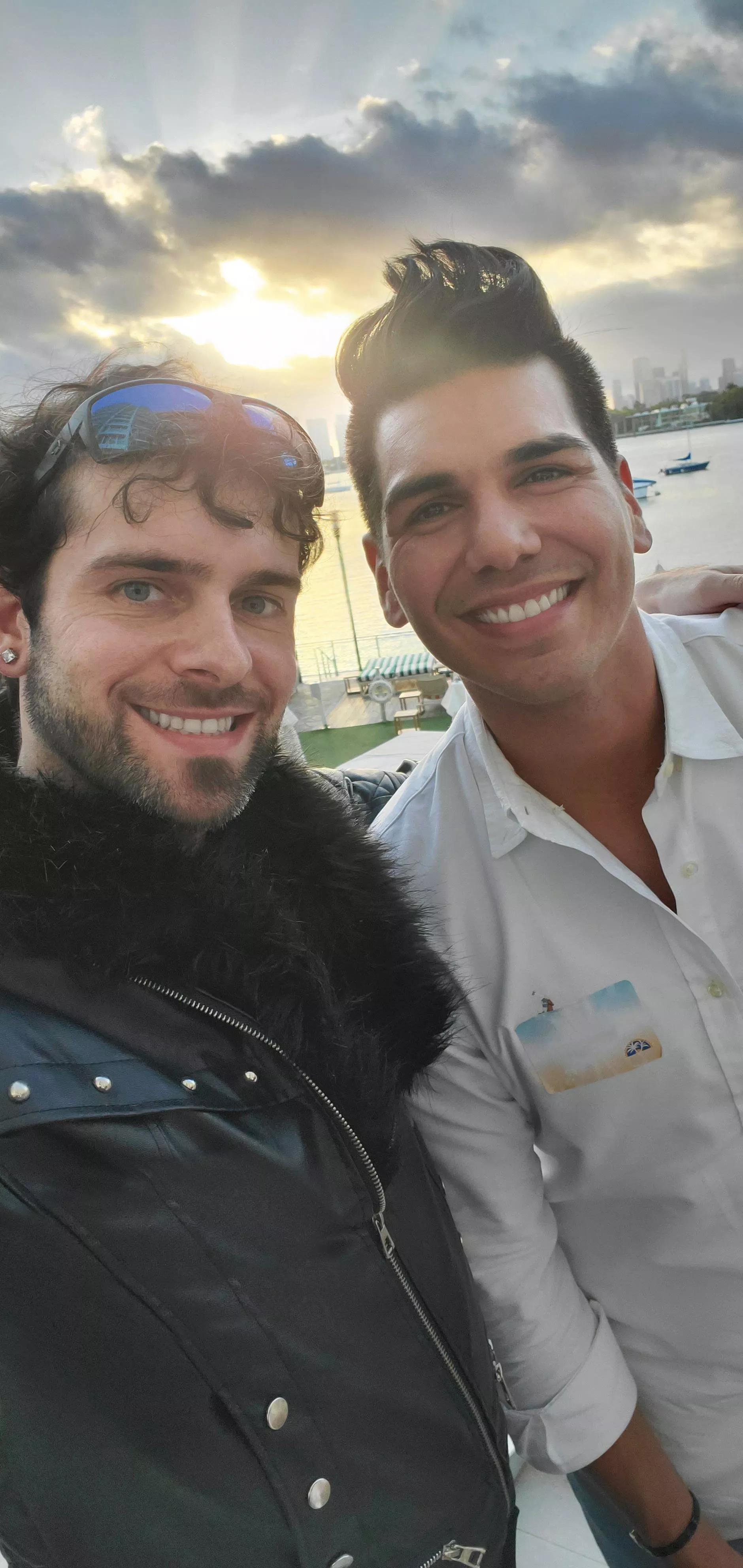 Me and my Friend enjoying the Sunset, 🌥️ also happy Friday! posted by AceZDream