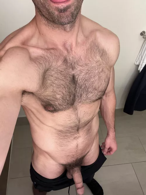 One before I’m forced to put on my outside clothes.  by martymcfliez