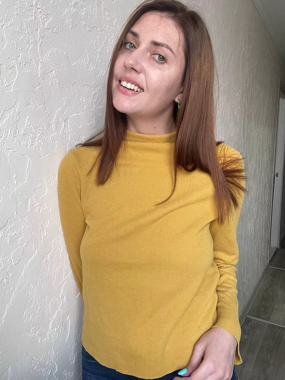 The yellow one fits even better without the bra😏 posted by megan_vikkk