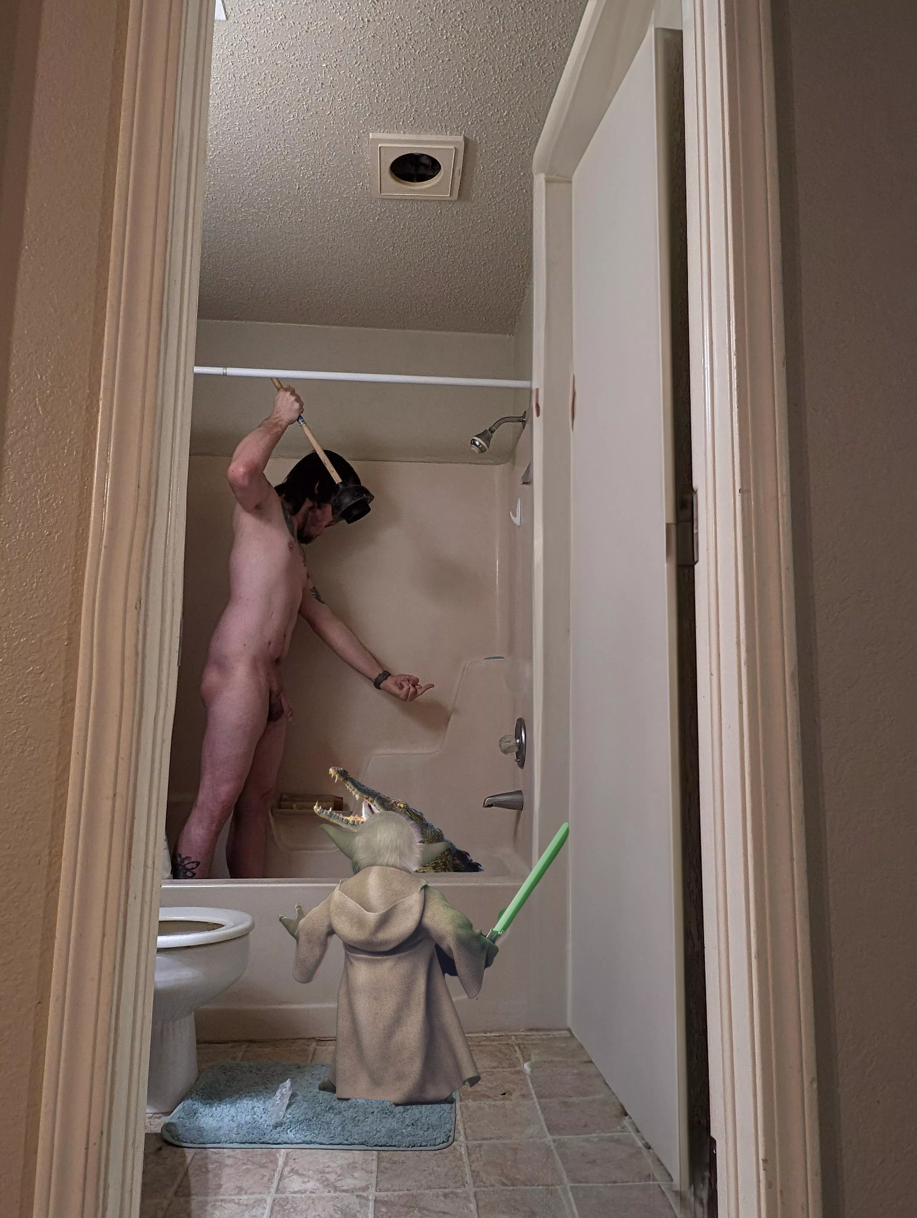 This is how unclogging my bathtub felt.. the battle is far from over. posted by JA60180