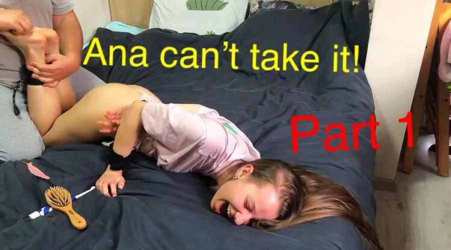 Ana really can’t take it! 😍 by BalkanTicklishGirls