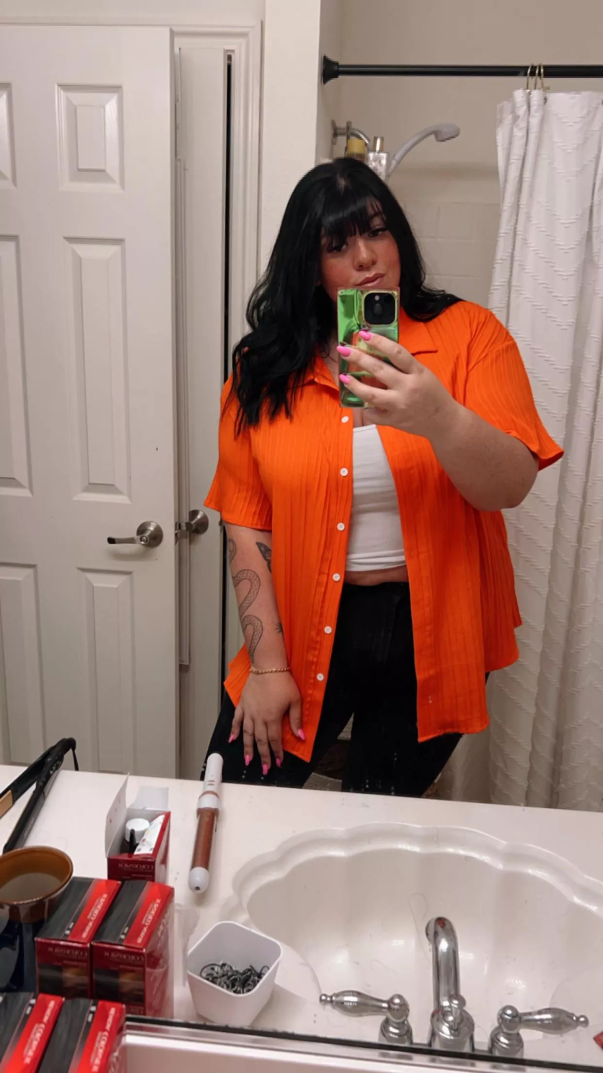 before girls night 😜 posted by Brilliant_Etiquette