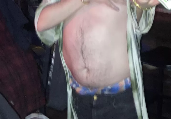 Boxers peeking through by gutterfagg