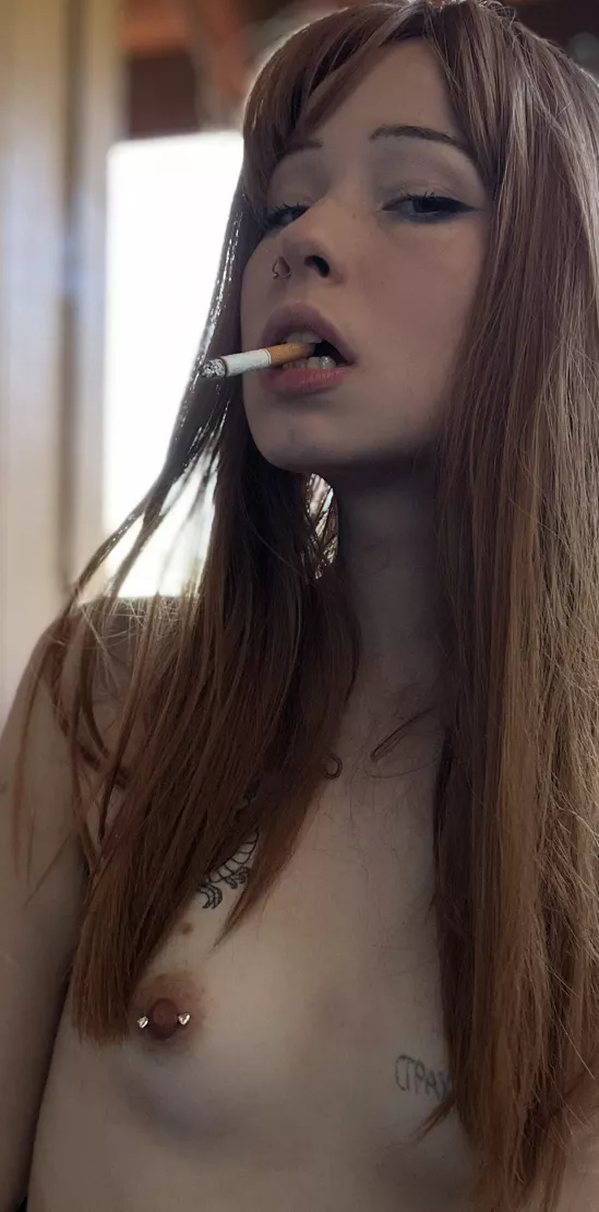 Could a petite redhead smoker turn you on posted by _Fire_Sign_