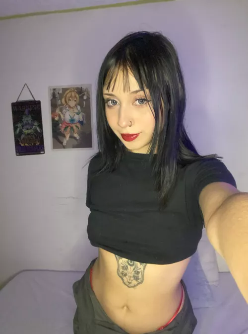 I'm thinking of getting a lip piercing to add to the aesthetic... What do you think? by RyzenStar