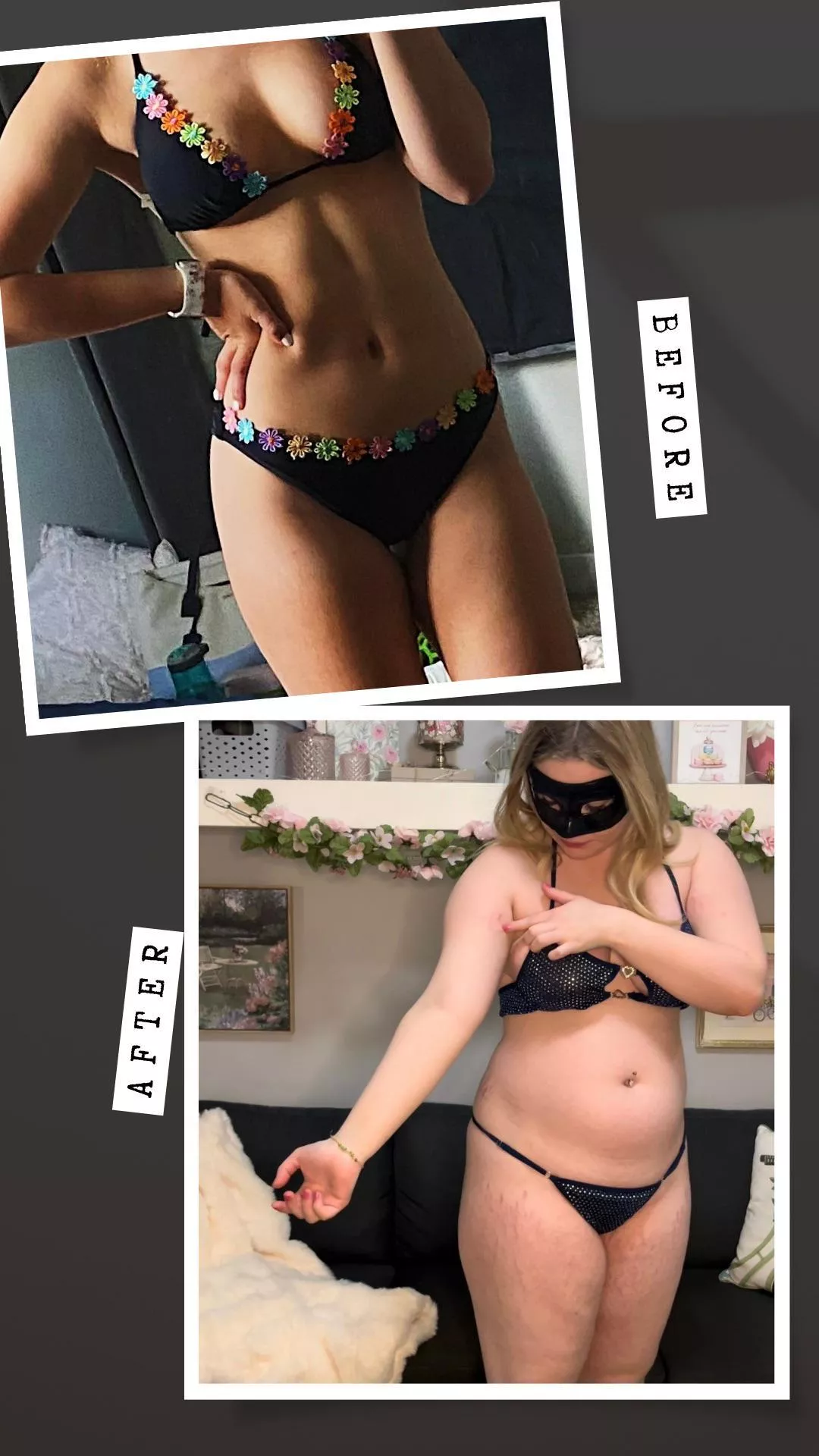 My abs have softened up a bit 😉 posted by blondiee188