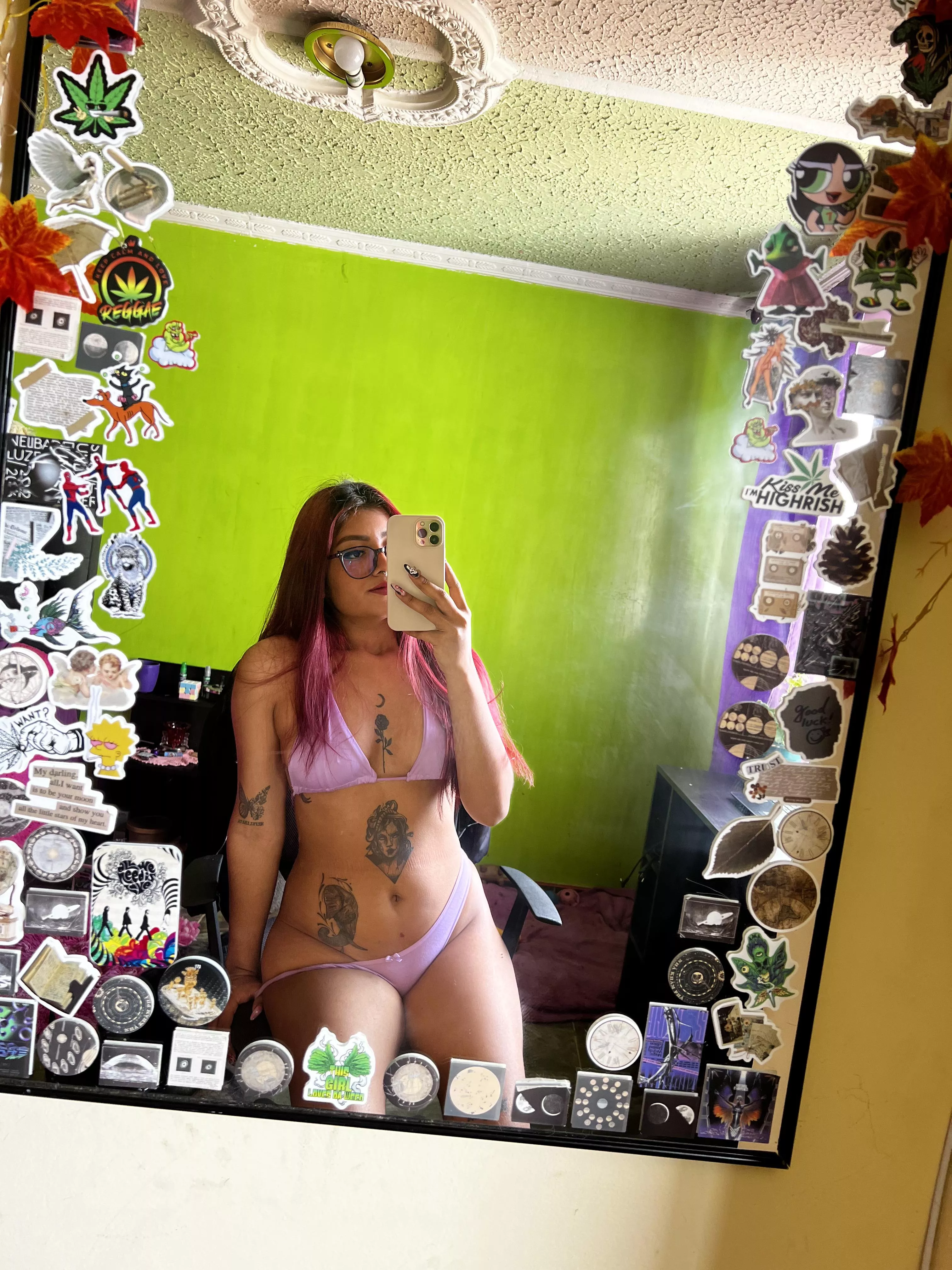 My mirror is a little dirty but I'm more hehe posted by MeloddyRoy