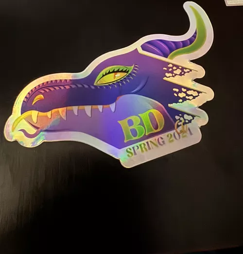 put a bd sticker on my laptop by Melodic_Cookie_9795