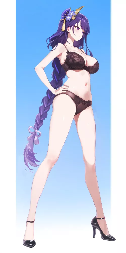 Raiden [Genshin Impact] by CheetahSperm18