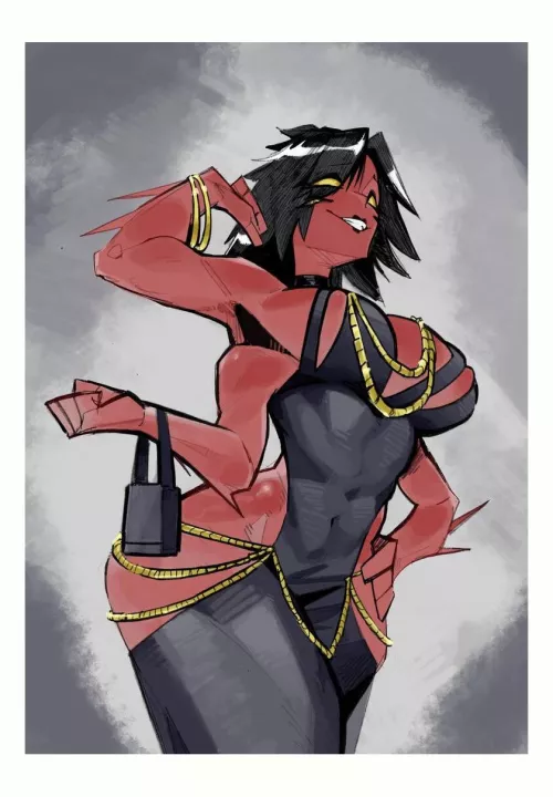 The things she xan do with four arms... by ProfessionFit4548