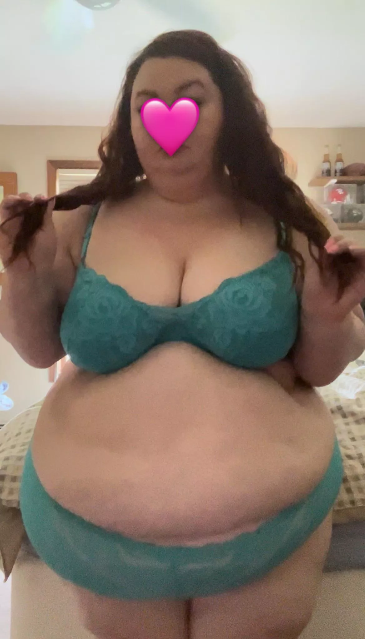 Thinking about putting my hair in pigtails for daddy tonight.  posted by Alarming_Shake4486