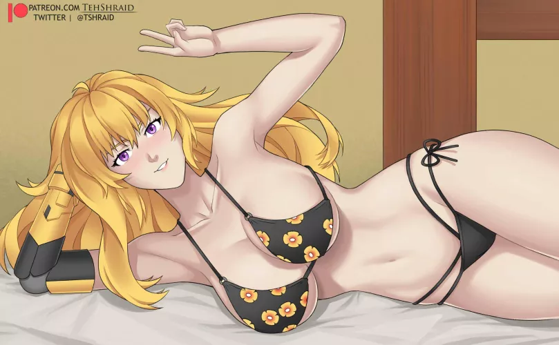 Yang posing in her bikini (@TShraid) by SniperNose69