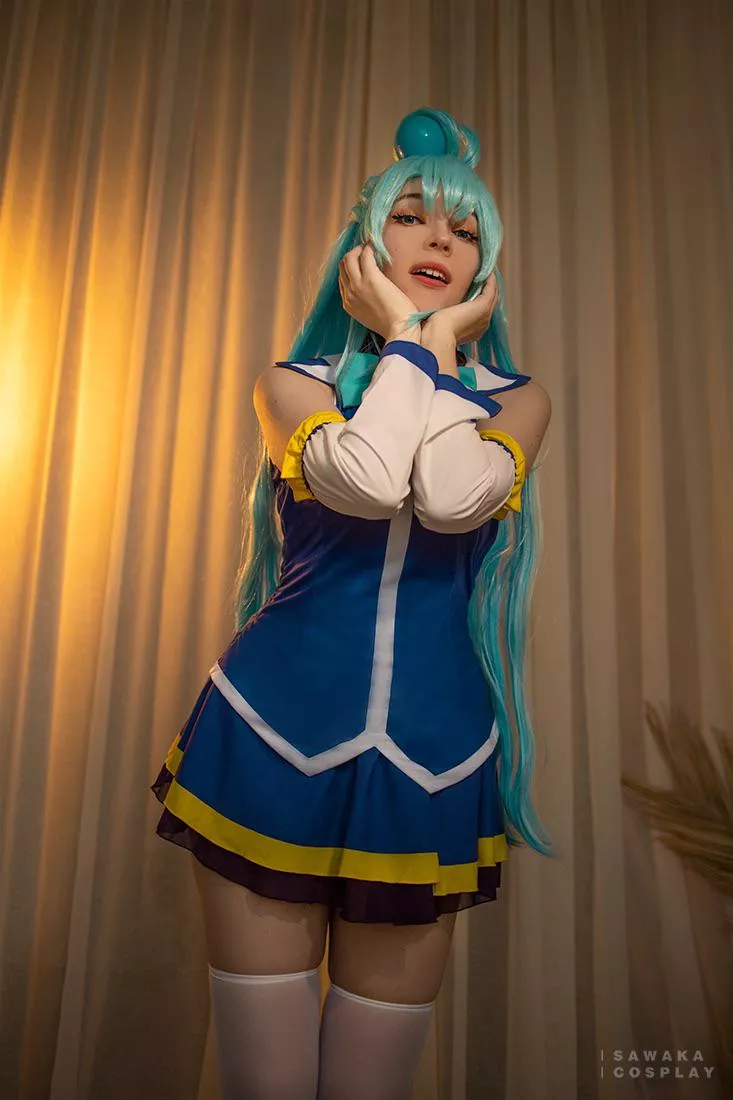 Aqua from KonoSuba cosplay by Sawaka posted by Sawakate