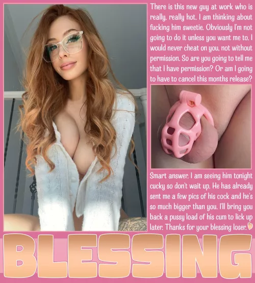 BLESSING [chastity] [femdom] [cuckold] by Teas_Denial