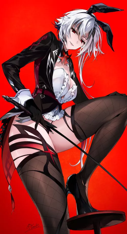 Bunny Arlecchino [Genshin Impact] by xSoulsaber