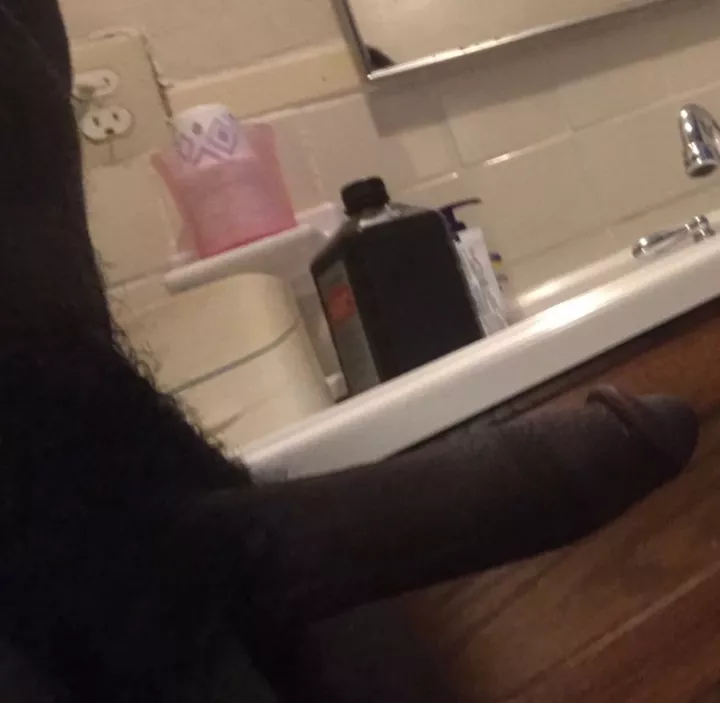 First post~ Sorry for the bad lighting lol  posted by GayBlackBottom20