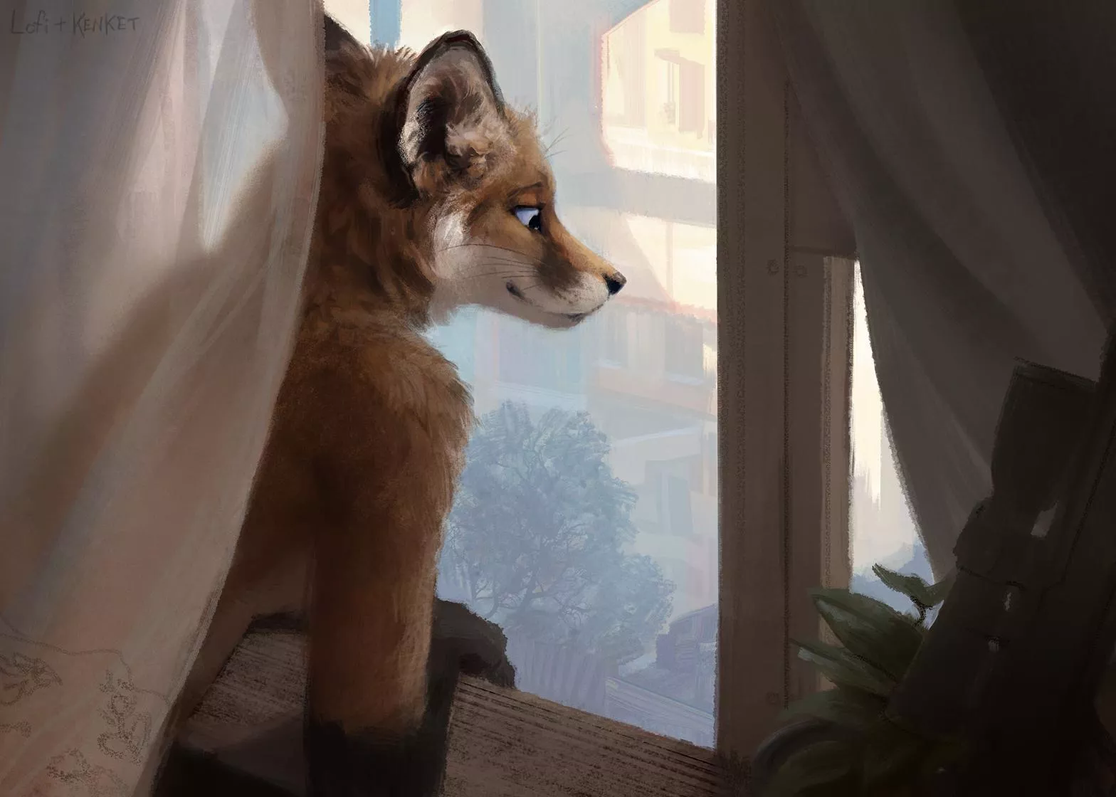 Good morning (art by Hax) posted by Bonkers_Reee