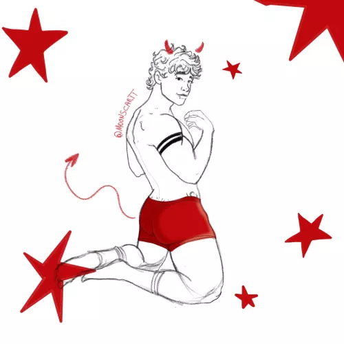 Hell boy art by me (@moonscartt) by belattrixx