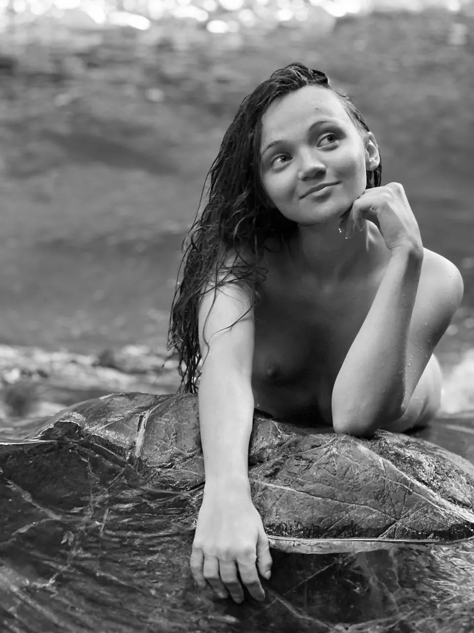 I'm only 20 years old. I'm lying completely naked on a big rock in nature. My baby boobs are beautiful in public, don't you agree? posted by Cross-Miniature396