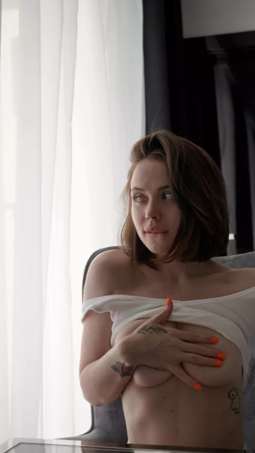 It would be a crime if I wore a bra by AvailableRen