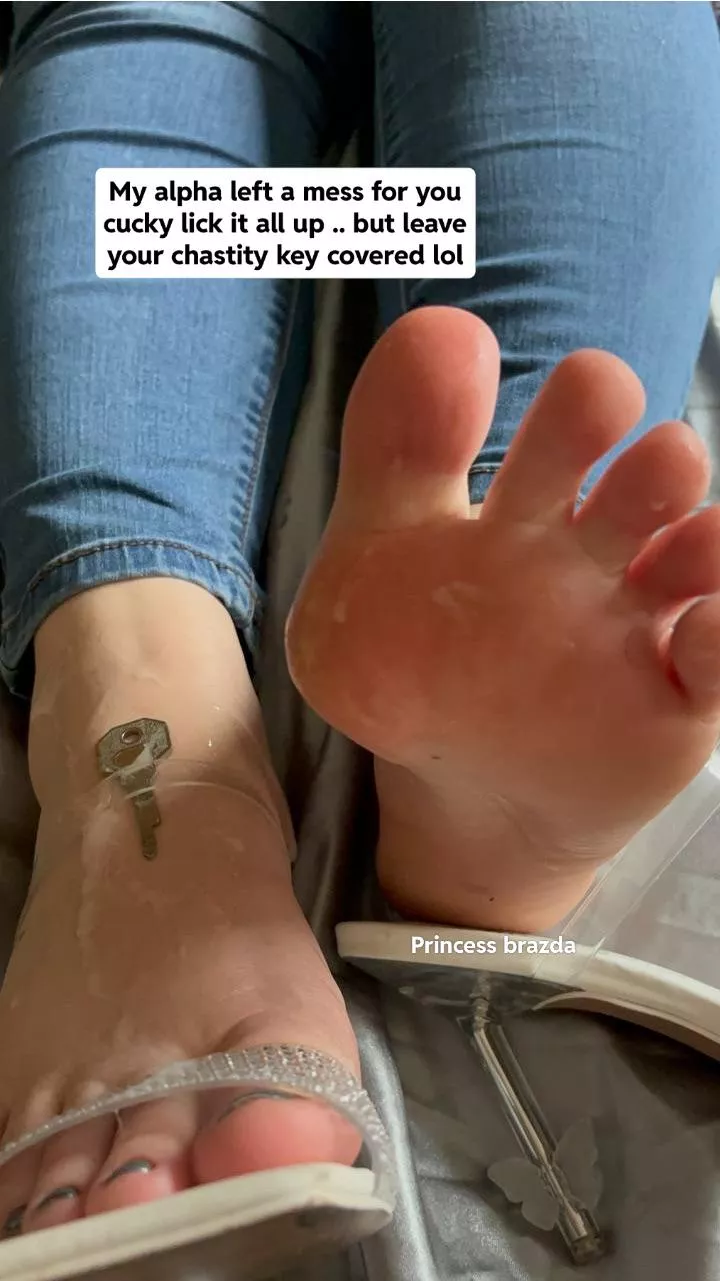 Leave it dry on your key, you won’t be needing it anyway lol posted by mistressbrazda