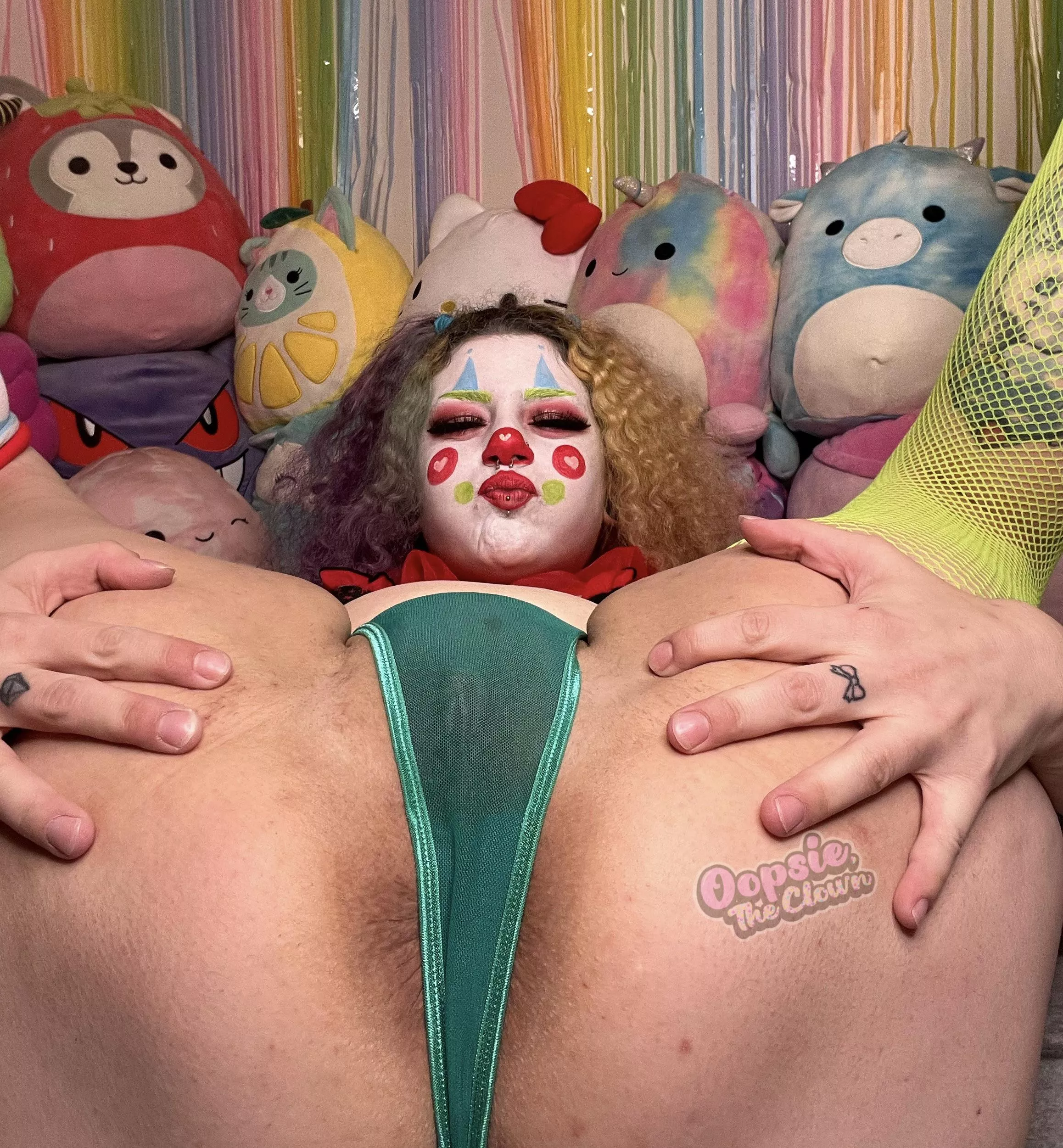 My booty hole is so close to being exposed  posted by OopsieTheClown