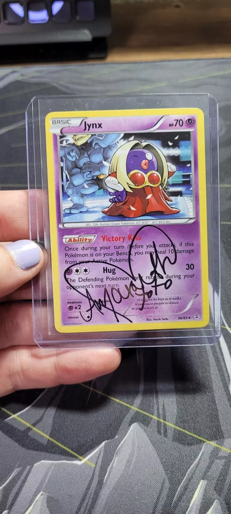 Signed Jynx card got St. Jude posted by Avanozzie