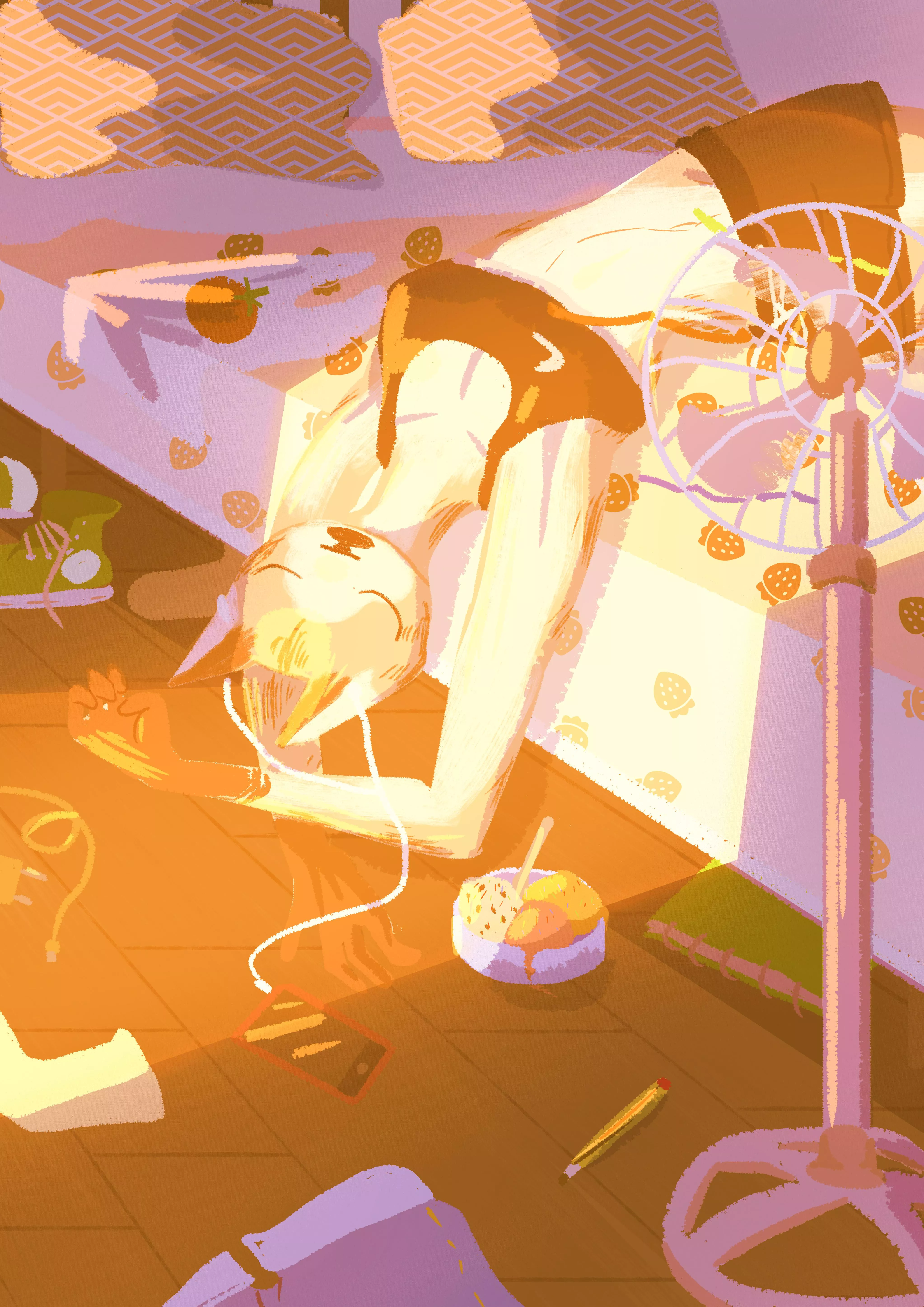 Summertime lazy mess by me posted by Raposeira