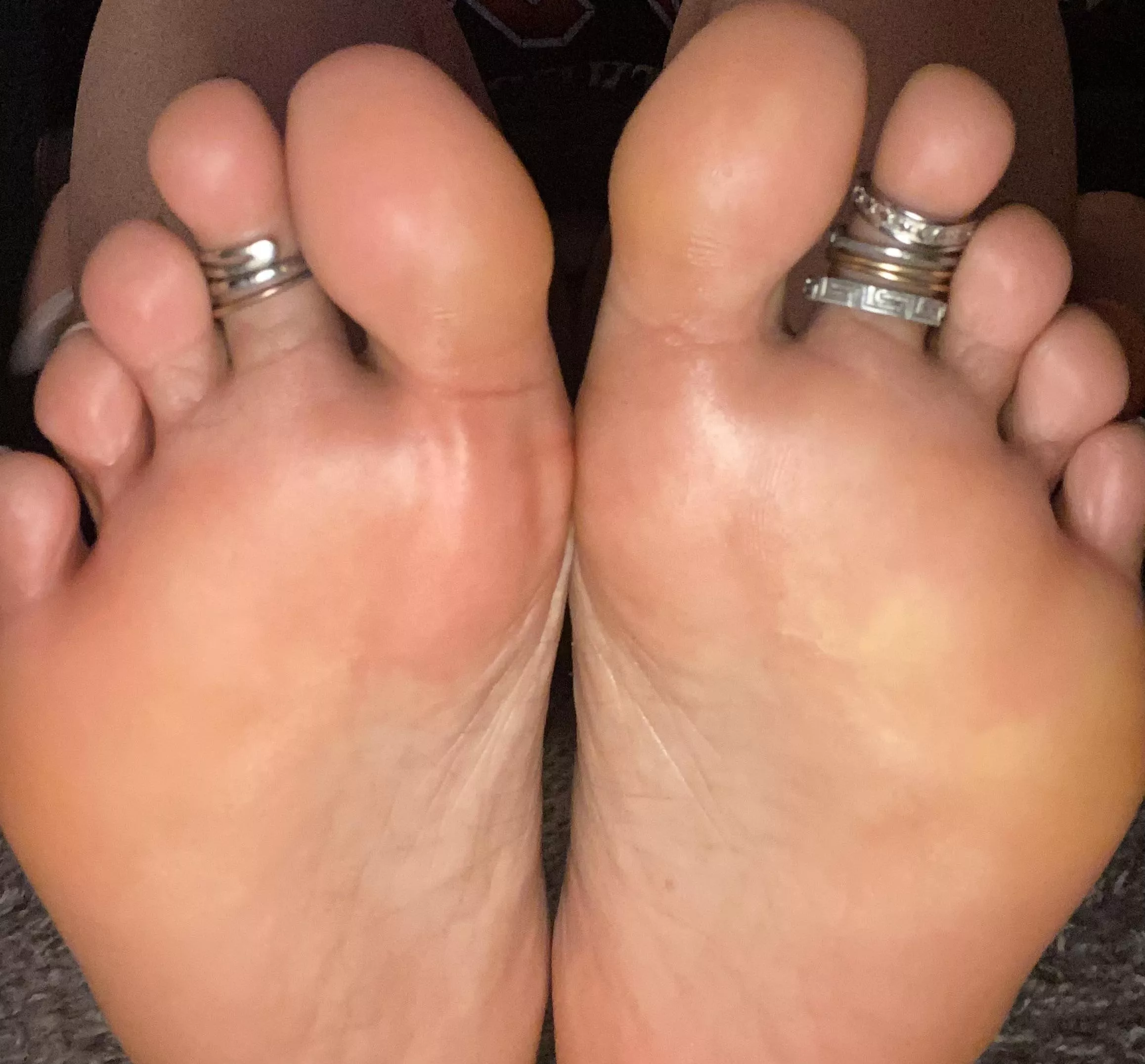 They’re smaller than they look😂👣👅 posted by Ksyummyfeet1