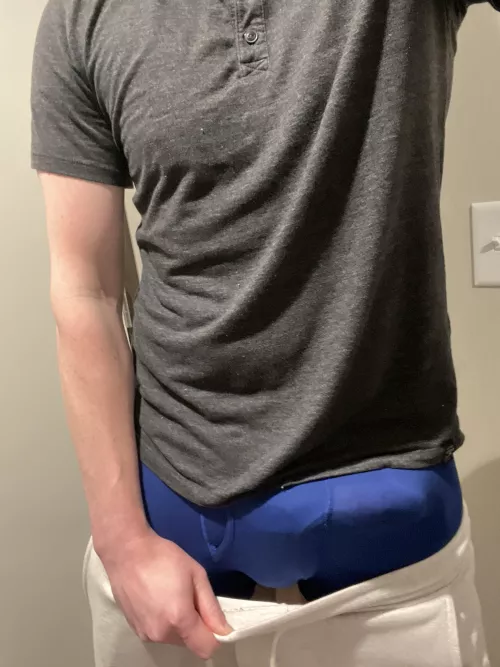 Tight underwear can only conceal it so much… I think people still notice  by Apprehensive_Box7595