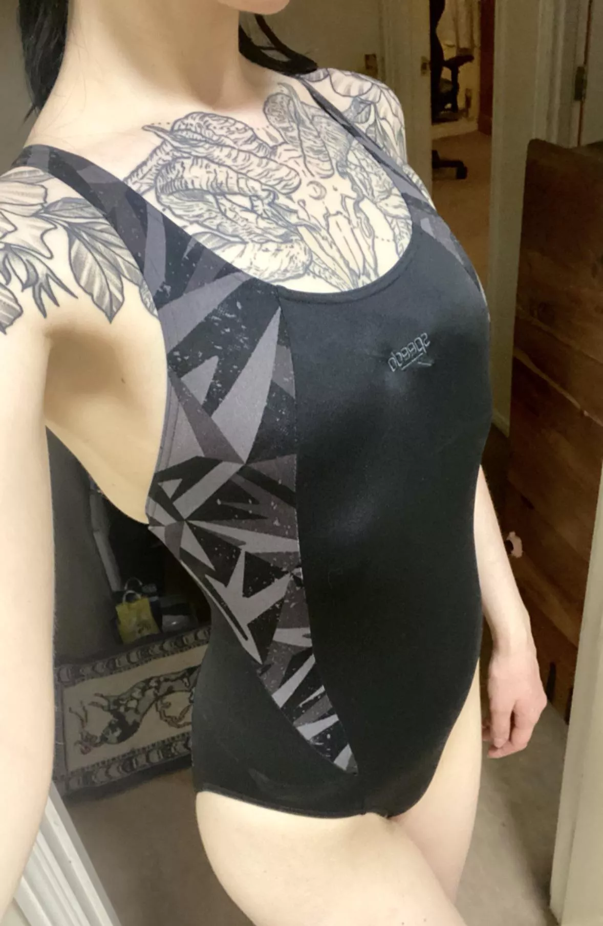 Classic that the only photo I have in a swimsuit is a faceless one posted by ravenalternative