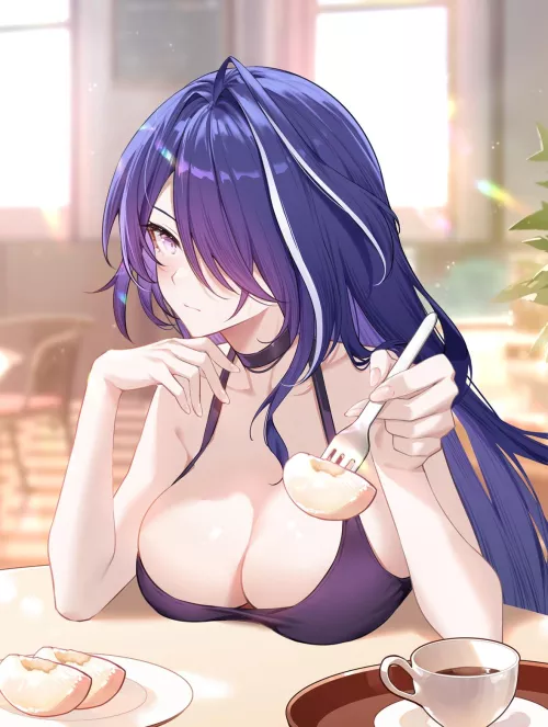 Fed by Acheron [Honkai Star Rail] by CheetahSperm18