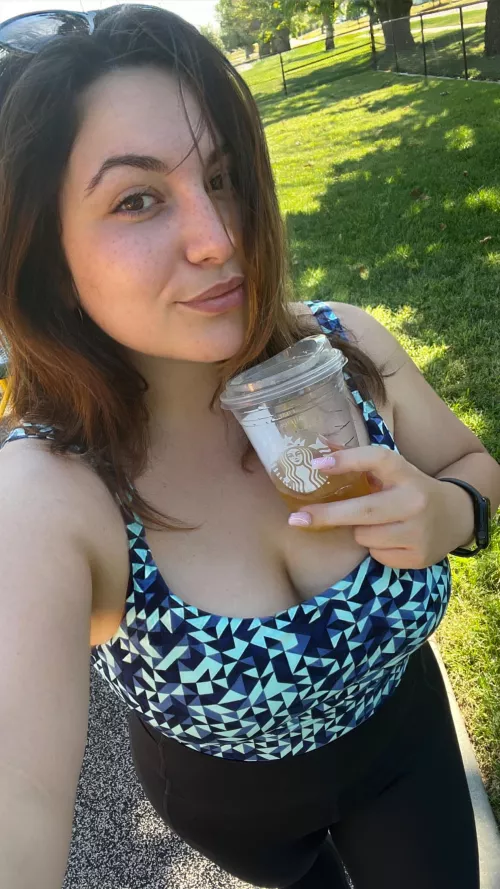 Getting my steps in before heading to the gym by icedcafeaulait