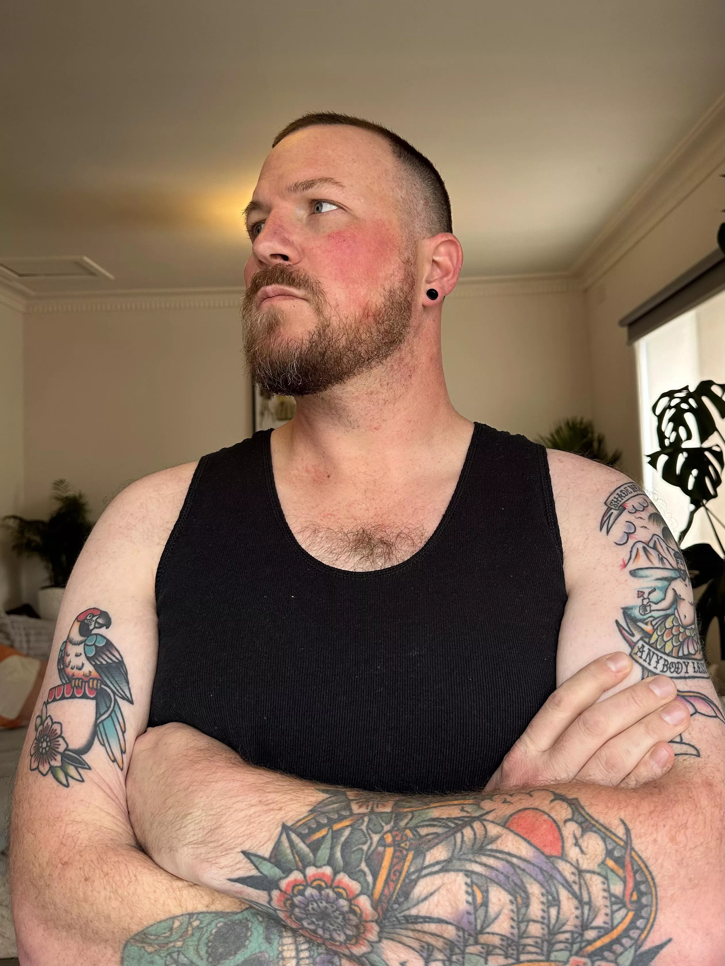 Got the beard trimmed  posted by colabottleperth