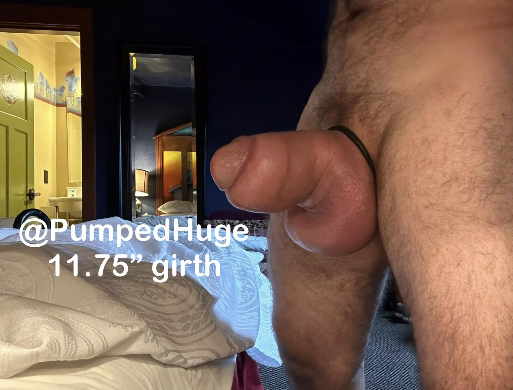 Gotta love the indentation my 2 stage left for this record. After making my balls huge I pumped into it cock-only. I filled the entry so tight my cock then flared massive inside the larger chamber. posted by PumpedHuge