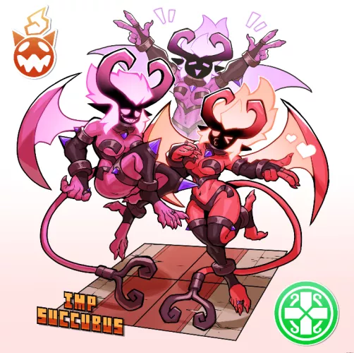 Gremlin Keeper 🔴 Imp Succubus by @CeeHaz by justanapparition