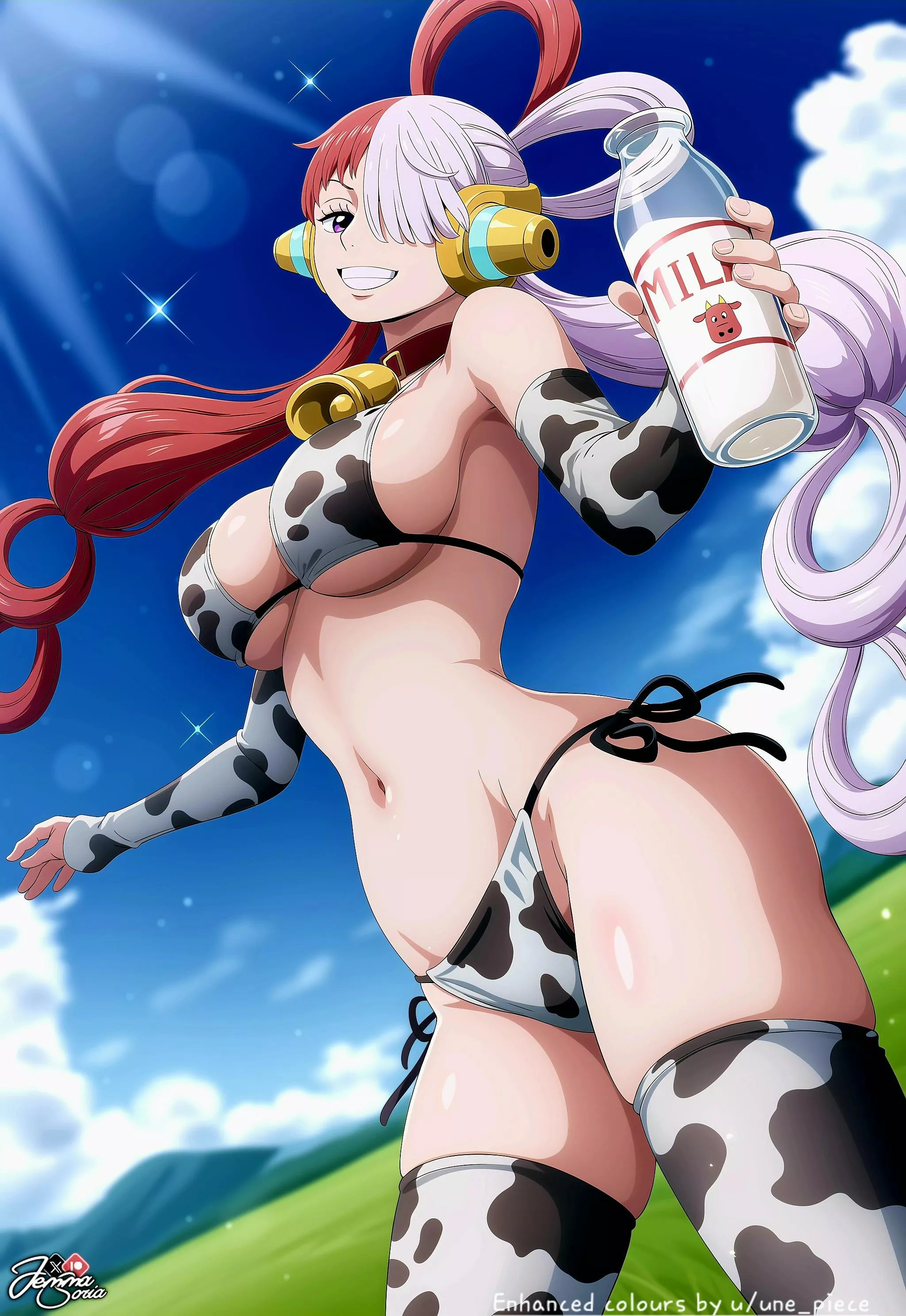 Here is Uta's Milk 🥛 for you 😋   posted by une_piece