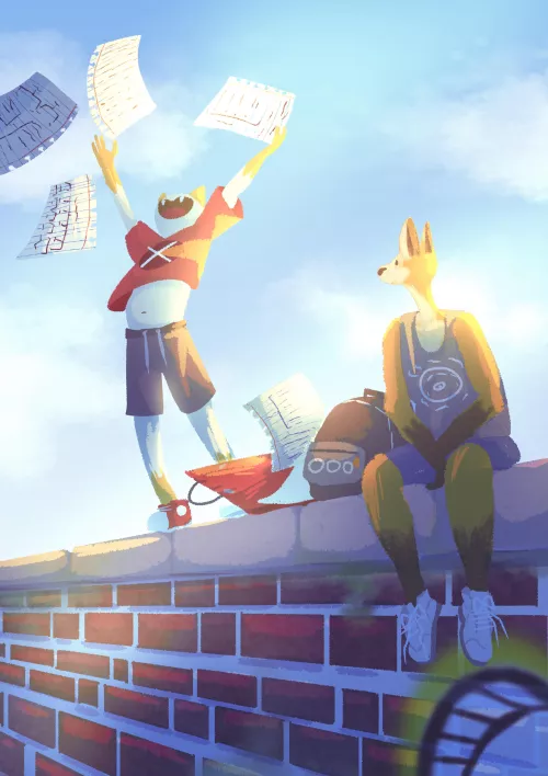 I PASSED! by me by Raposeira