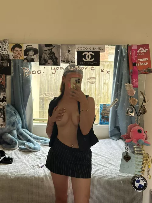 I'd like to take a mirror shot photo with you standing behind me, your hands on my tits (f) by PixiePenelope