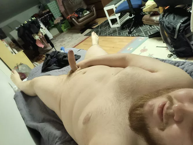 Just bored and lonely at home, jerking my thick cock while girlfriend is at work, come keep me company  by meeeeh69