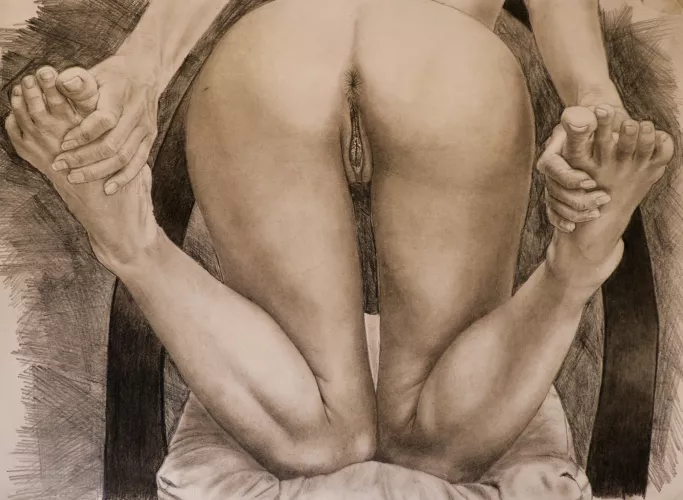 Lights and shadow / graphite pencils in white bristol paper, drawn by me, 2024 /40 hours by Reverg69