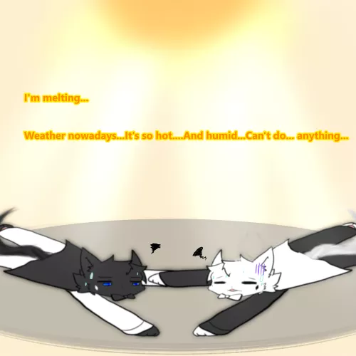 Literally sweating in my room rn by Kurosh1ro