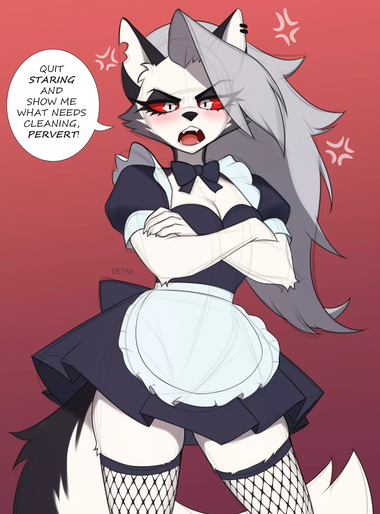 Maid Loona Thinks You're Pathetic (detra) [F] posted by Honey_Bot_OwO