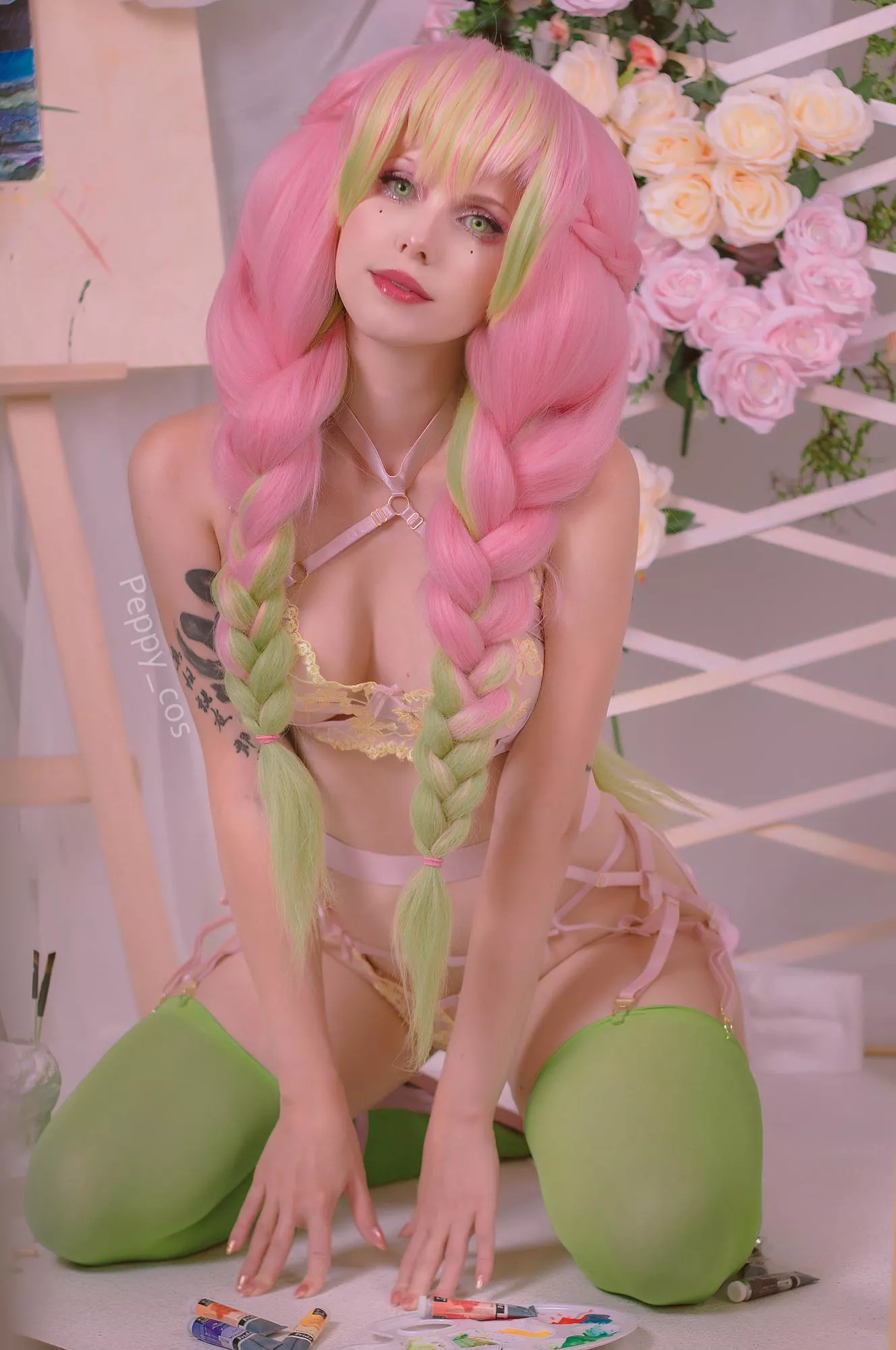 Mitsuri Kanroji cosplay by Peppy_cos posted by peppy_cos