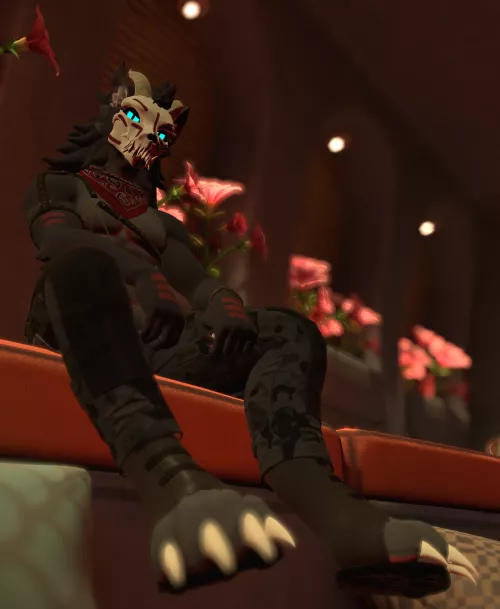 My main VRchat avatar by Artificer_Drachen