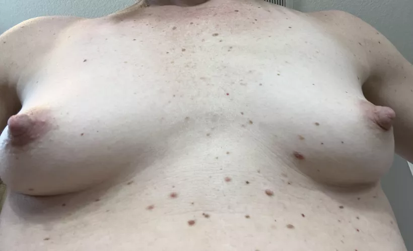 My tiny tits may be getting better with age. 43 yr old MILF.  by fansforfitnessnw